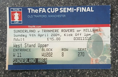 Sunderland millwall fa - sunderland, cup