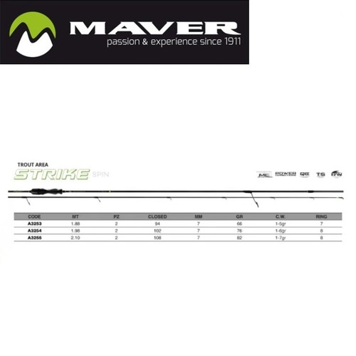 Maver strike spin rod - maver,