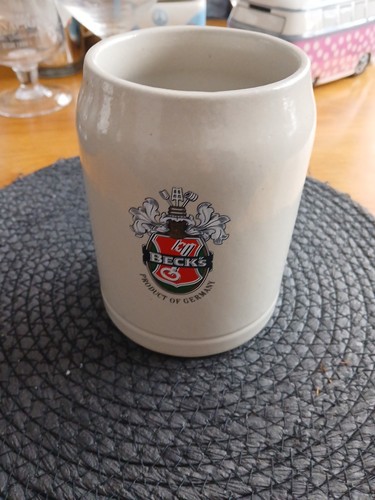 Vintage german beck tankard - vintage,