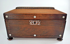ANTIQUE VICTORIAN ROSEWOOD &