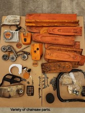 Job Lot Of Stihl Chainsaw Parts MS271, 201T, 200T, MS240, Bar Covers + More