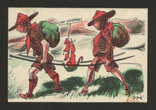 1933 - World Scout Jamboree - Postcard - Romania Contingent - Rare