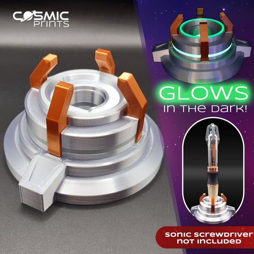 Sonic screwdriver stand fits - screwdriver,