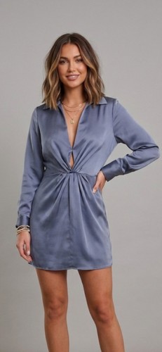 Zara blue satin - blue,