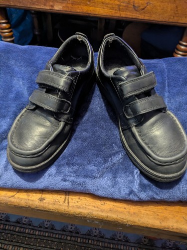 Clarks boys black leather - clarks,
