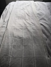 LAURA ASHLEY DOVE GREY MIX  CORBY CHECK LARGE PENCIL PLEAT LINED CURTAINS