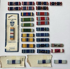 U.S. Military, Navy , Air Force Medal Ribbon Bars, Sold Separately.
