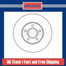 2x Brake Discs Vented For Ford Focus MK2 1.8 Borg & Beck Front 1223663 1223665