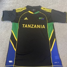 Adidas Tanzania Football Shirt Pit To Pit 20”