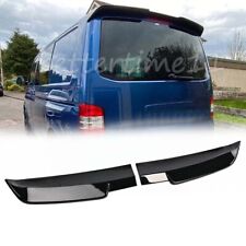 GLOSS BLACK REAR TWIN BARN DOOR ROOF SPOILER FOR TRANSPORTER T5 T5.1 T6 T6.1 UK
