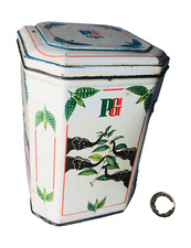 Advertising Tin PG Tips Tea Bags White Metal Vintage ra