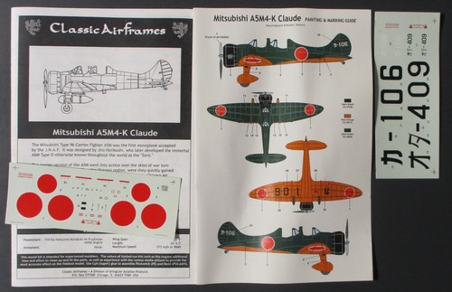 Classic airframes 48th - classic, 1/48th