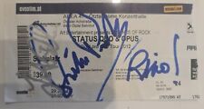 STATUS QUO & OPUS autograph