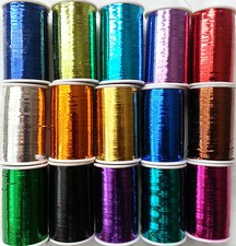 Lurex Embroidery Thread Choose Color 2500 Mtrs BUY 2 & GET1 Free ADD 3 IN BASKET