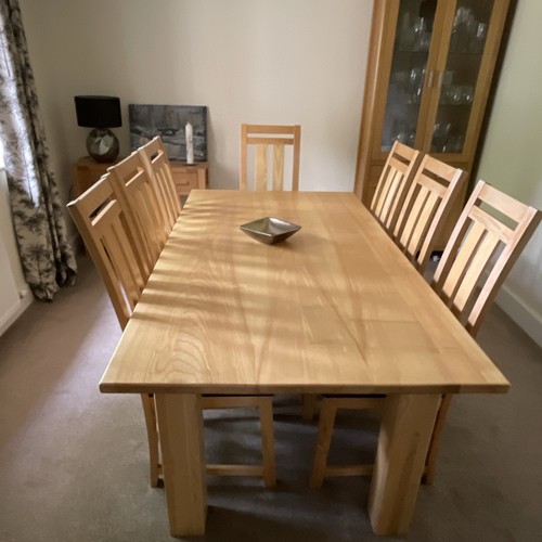 Rectangular light wood dining - light,