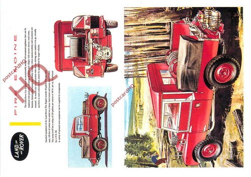 Picture postcard land rover - land,