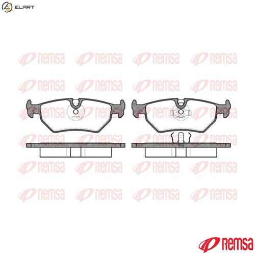 Brake pad set disc - brake,