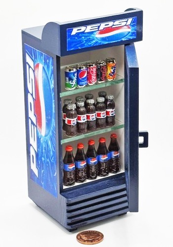 Dolls house pepsi cooler - dolls,