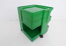 STUNNING VINTAGE ITALIAN JOE COLOMBO GREEN BOBY TROLLEY - 1970's