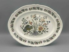 Adams Ironstone Country Meadow - 15" Large Oval Platter.