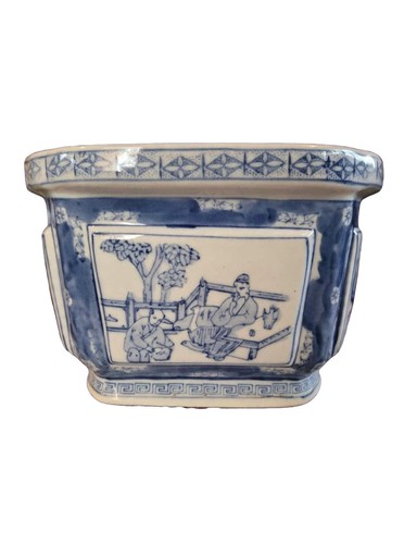 Vintage chinese blue and - vintage,
