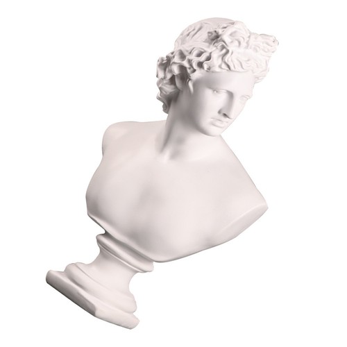 David head resin sculpture - david,