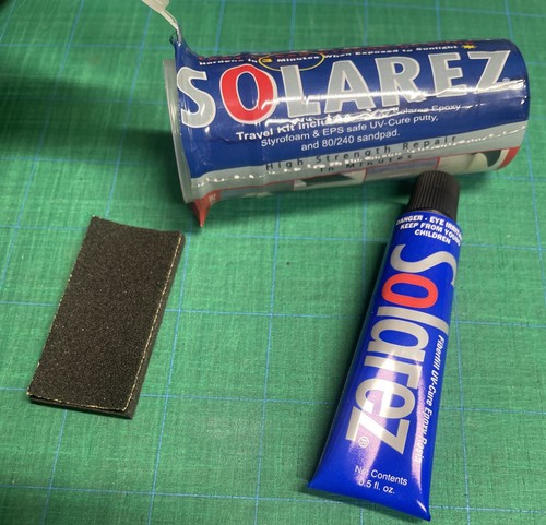 Solarez cure epoxy - uv, ding