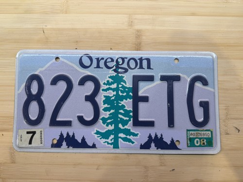 Vintage oregon number plate - vintage,