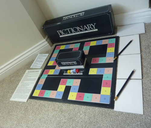 Pictionary vintage 1987 board - vintage,