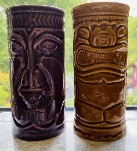 Tiki ceramic mug glasses - 2,