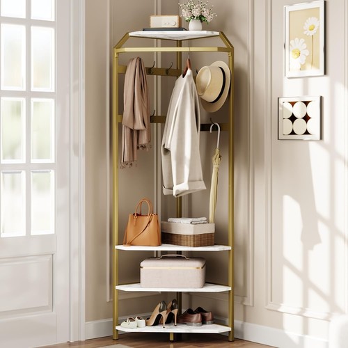 Corner coat rack - hall, tree