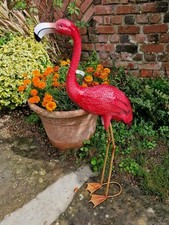 100cm Tall Metal Flamingo