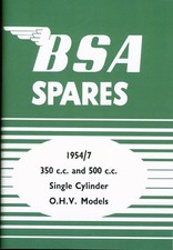 BSA B31 B32 B33 B34 Parts Book