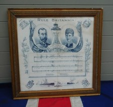 ANTIQUE VINTAGE FRAMED BRITISH