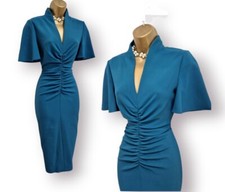 Karen Millen Teal Green Ruched