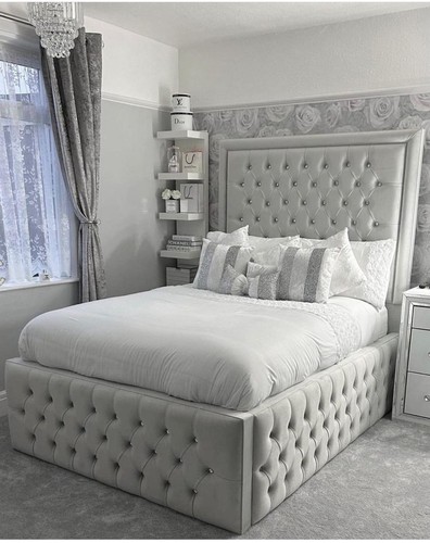 Soft plush velvet chesterfield - soft,