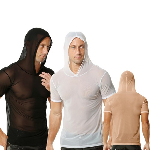 Men mesh see through - mesh, see-through