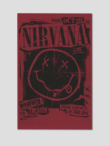 Nirvana live smiley - nirvana, logo