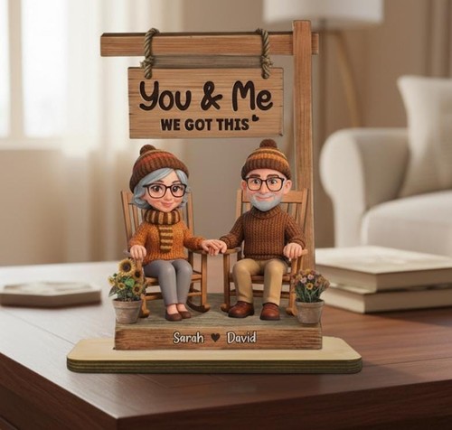 Personalized old couple - personalized,