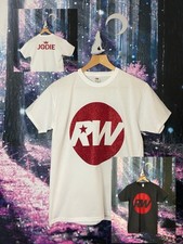 ROBBIE WILLIAMS RED GLITTER PERSONALISED UNISEX  TOUR 2025 TSHIRT TOP