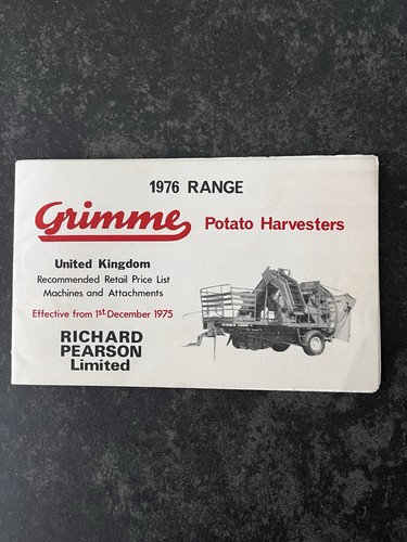 Vintage grimme potato - grimme,