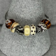 trollbeads charm bracelet 925