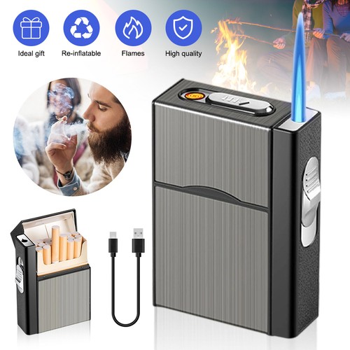 Cigarette case with lighter - case,