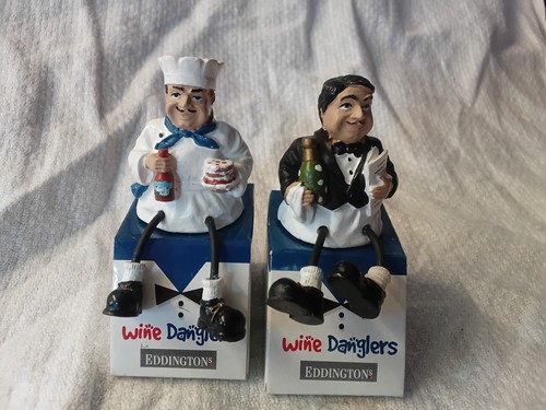 Pair wine bottle toppers - pair,