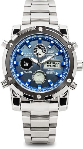 Stauer blue stone stainless - blue,