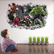 Superhero Wall Decal Sticker