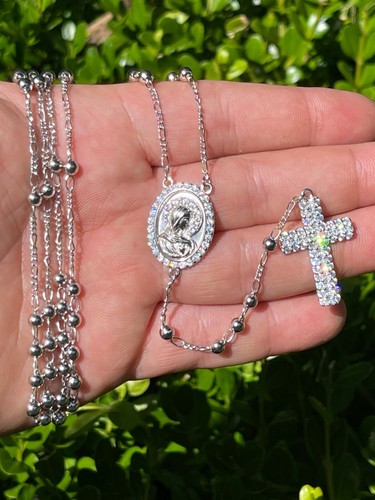 Rosary beads necklace - beads, real