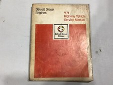 Detroit Diesel Engines Allison V-71 Service Manual Highway VEHICLE
