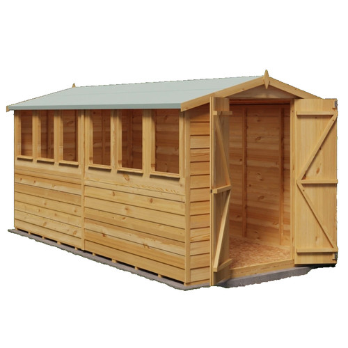 12x6 wooden garden - 12x6, apex