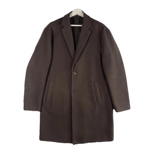 Zara overcoat mens brown - zara, 4
